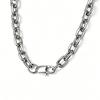 Titanium Steel Bamboo Joint Chain Bracelet Necklace for Men & Women - Simple Polished Design with Stainless Steel Ornaments