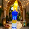 1.8M/6FT Ramadan Mubarak Inflatable Yellow Crescent Blue Dome Star Decor Islamic  Decorative Supplie Ramadan Inflatable For Yard