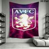 Aston Villa logo Wall Hanging Printed Fabric Blanket Decorative Tapestries for Bedroom Living Room Home Decor