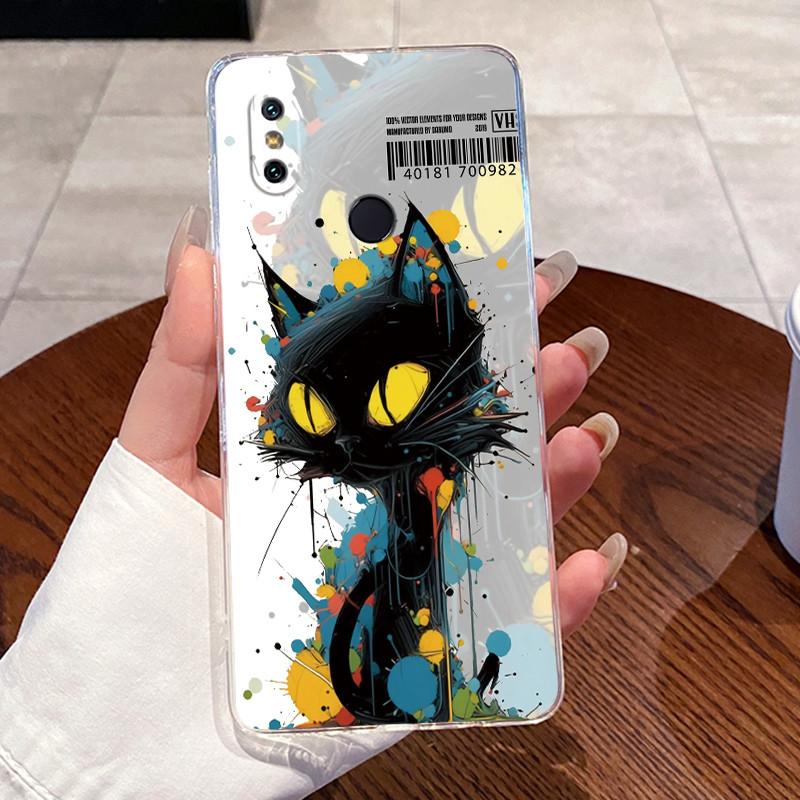 Jelly Casing For Xiaomi Mi A2 Fundas For Xiaomi Mi 6X Capa Clear Silicone Soft TPU Back Cover Cute Cat Rabbit Heart Phone Case