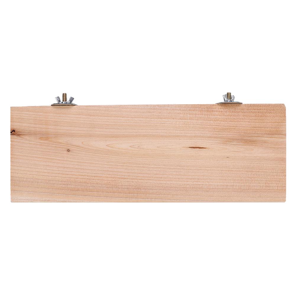 Hamster Wood Platform 31x11.5cm Rectangle Wooden Pet Hamster Chinchilla Chipmunk Cage Chew Toy Stand Platform Pedal Board