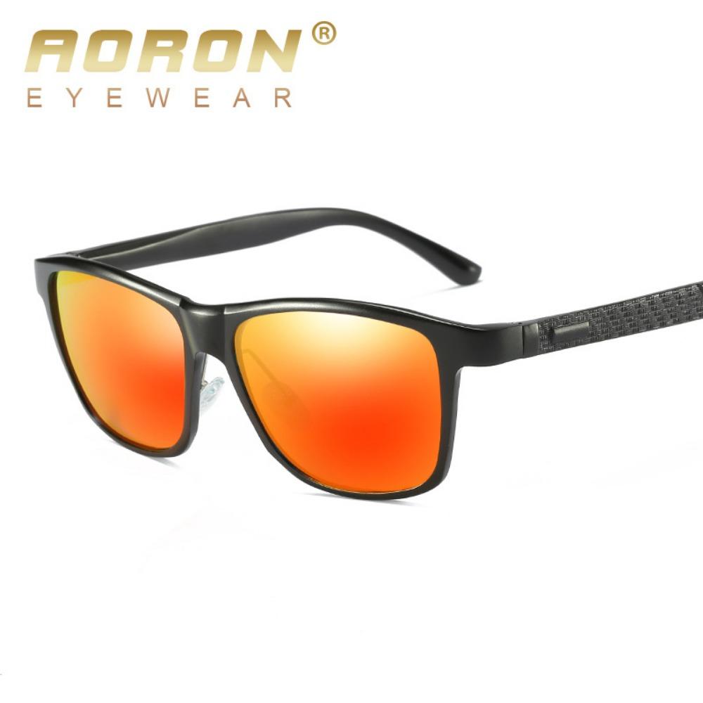 aoron Men's Sunglasses Aluminum Magnesium Colorful Polarizing Glasses, Fishing Driver's Glasses