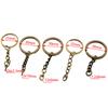 10pcs/lot 25 30mm DIY Key Chains Gold Bronze Color Keyring Keychain Short Chain Split Ring Key Rings Jewelry Finding Accessories