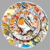 Robin Stickers: 50 Waterproof Cartoon Animal & Bird Stickers for Notebooks & Phones