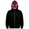 Unisex Halloween Face Print Long Sleeve Hoodie Pullover Sweatshirt for Men Women