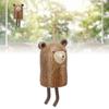 Rustic Hanging Animal Wind Chimes Resin Hand Made Natural Garden Decoration for Gardens Backyards Trees Yards C Raccoon