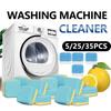 Washing Machine Cleaner Tablets 5/25/35 Count, Lemon Scent, Deep Cleaning, Dirt Remover, Clean Laundry Washer Drum and Tub