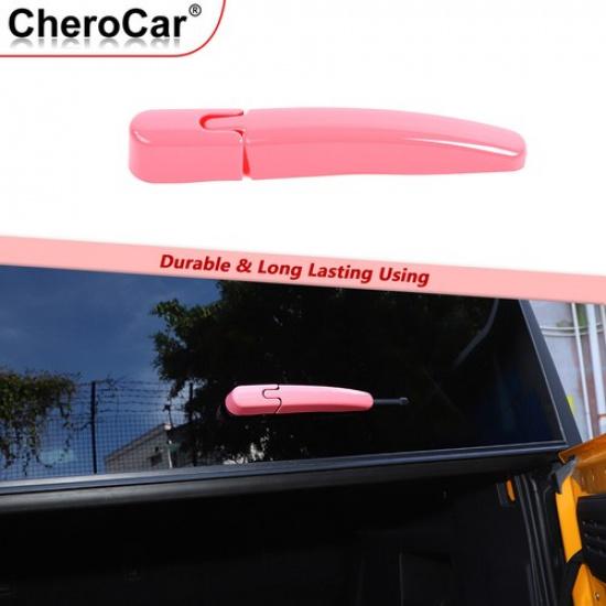 Exterior 2x Rear Window Rain Wiper Cover Trim Pink For Ford Bronco -2025