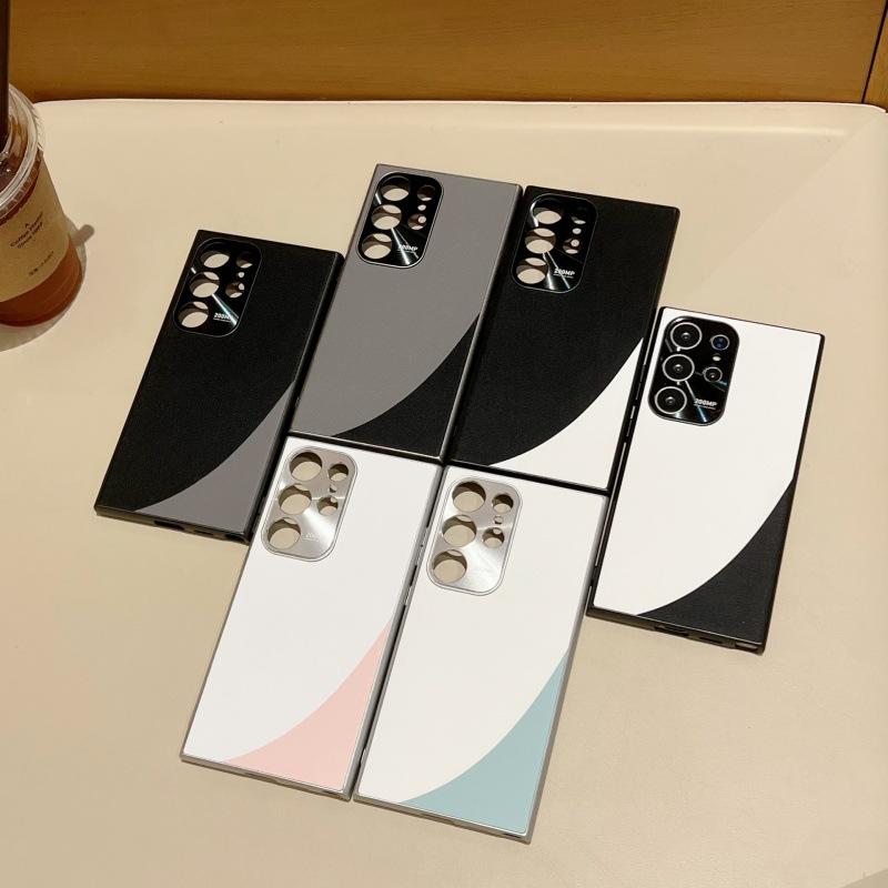 Samsung S11ultra mobile phone case plain leather color matching S11ultra lens all-inclusive S11 + anti-drop protective case