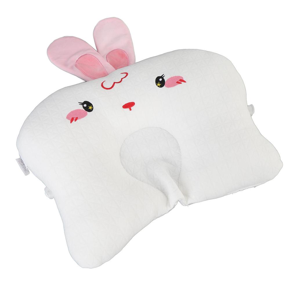 Long Ears Rabbit Baby Sleep Pillow Soft Comfortable Sleep Cushion Head Support Concave Pillow with