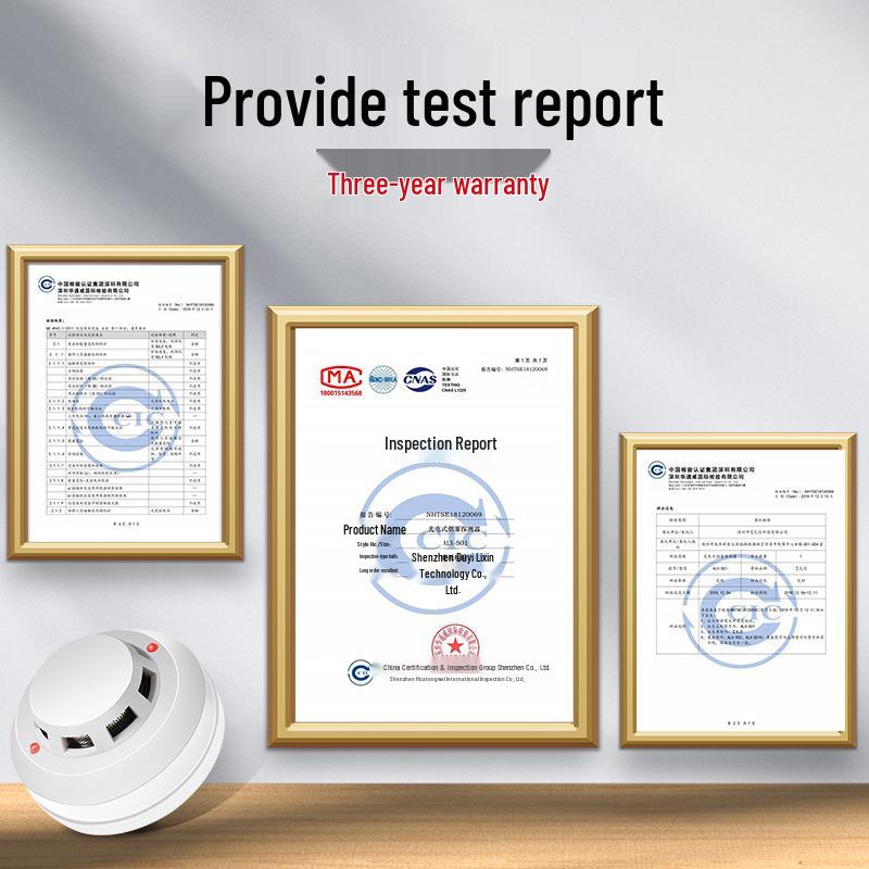 12/24V Wired Smoke and Fire Detection Alarm System