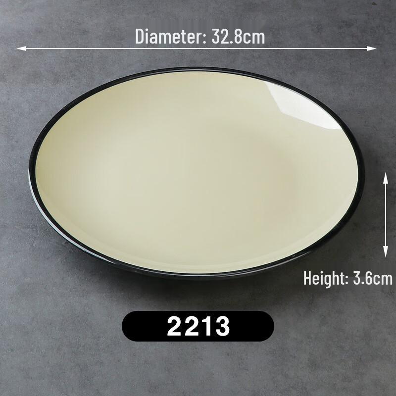 Commercial Melamine Round Dinner Plate
