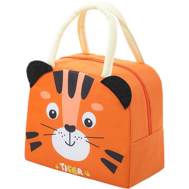 3D Cartoon Insulated Lunch Bento Bag - Thick Aluminum Foil, Ideal for Students & Outdoors