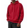 Herren Kapuzenpullover Farbe, Langarm Freizeit Lockerer Pullover