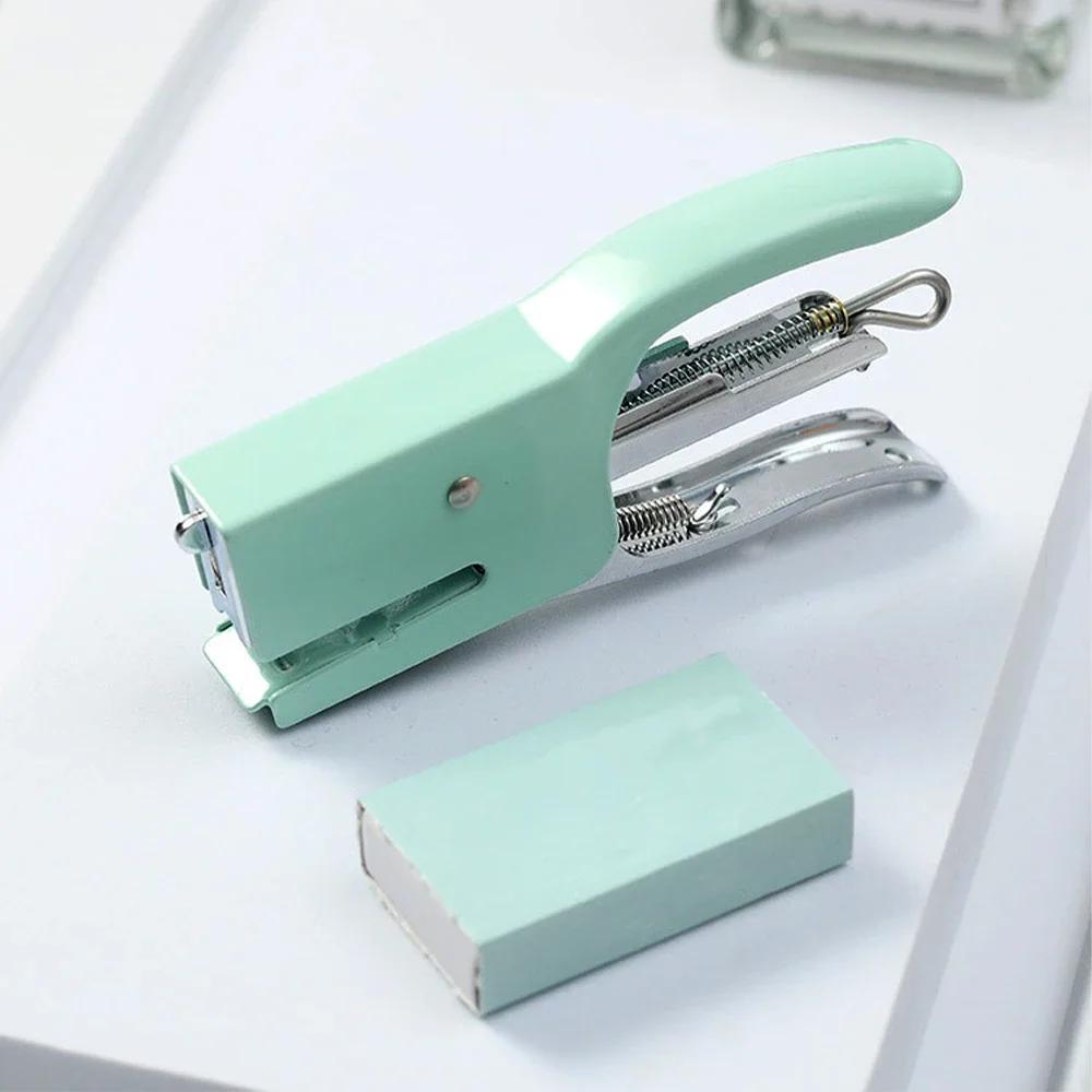 Small Paper Stapler Book Binder Durable Stationery Office Accessories Fashion Office