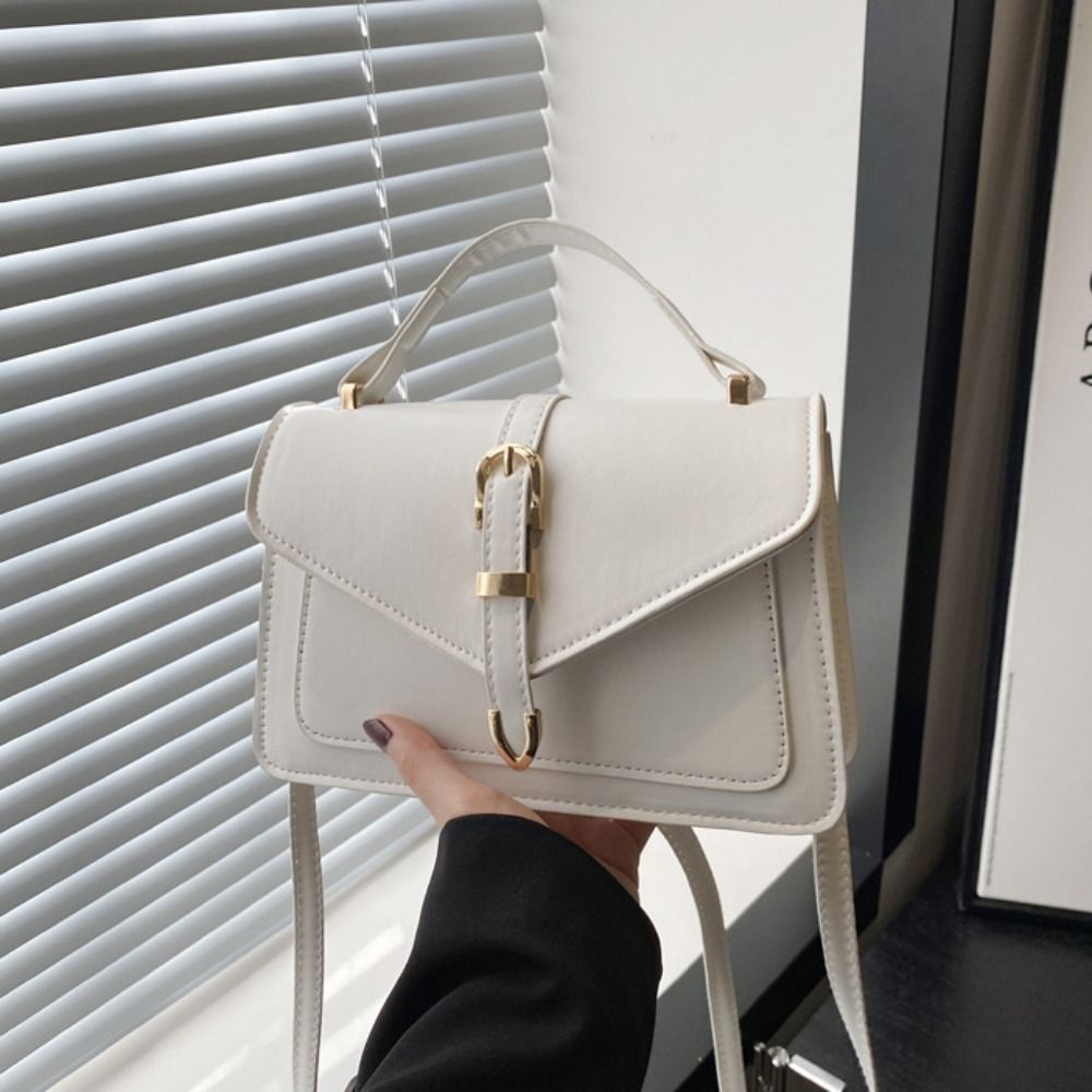 Portable Minimalist Crossbody Bag PU Leather Luxury Designer Tote Bag Ins Ladies Handbags  Women