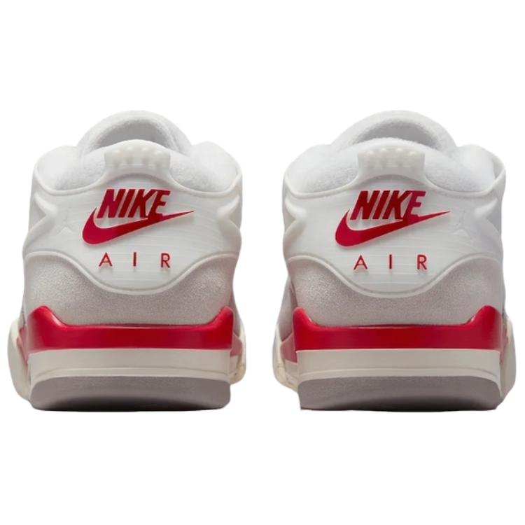 Air Jordan 4 RM Fire Red Unisex Sneakers Cream Sail College-Grey HF8126-100