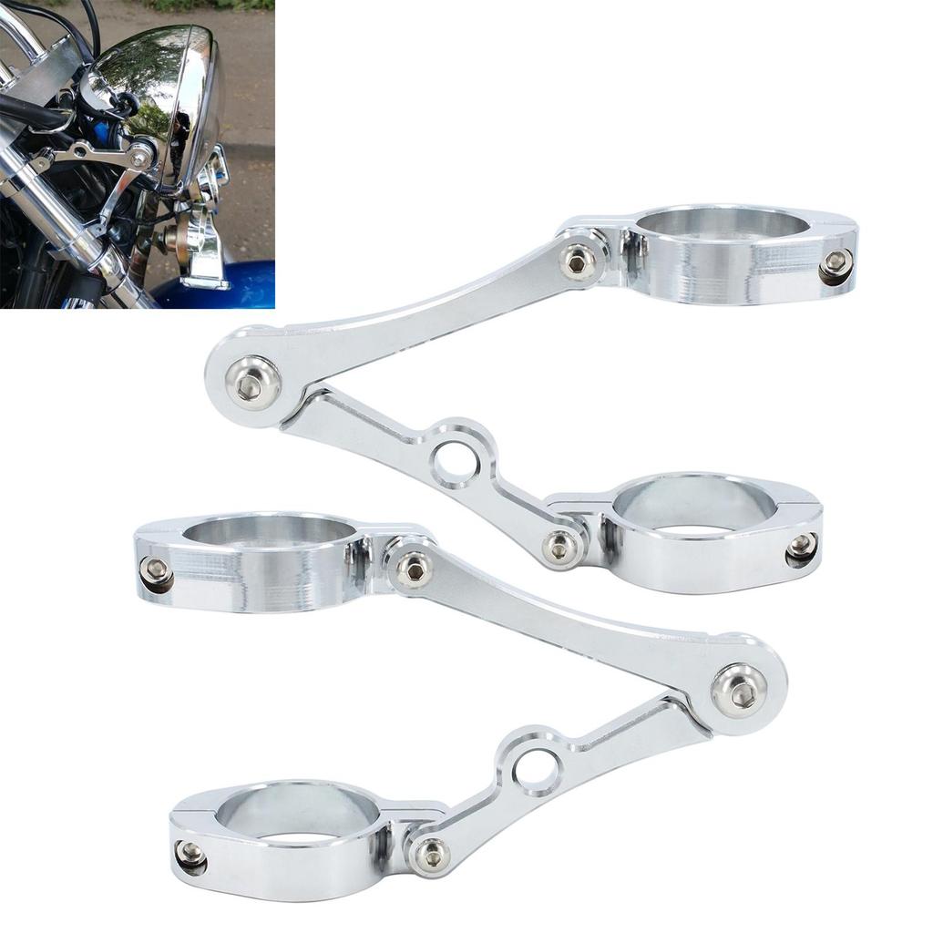 1Pair Motorcycles Headlight Bracket Mount Clamp 39-41mm Fork Tube for Homda
