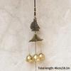 Japanese Wind Chimes Copper Wind Bell Outdoor Yard Garden Decorative Supplies Door Bell for Home Car Hanging Decor Garden Decor