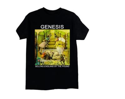 Genesis İngiltere'yi Pound Pound Satıyor Yeni Siyah Tişört