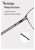 2023 Ultra-Lightweight Screwless Steel Square Myopia Glasses for Small Faces