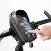 1 Stück Fahrradtasche Bunt Reflektierender Reißverschluss EVA Hartschale Wasserdicht Handy Touch Lenker Tasche Fronttasche