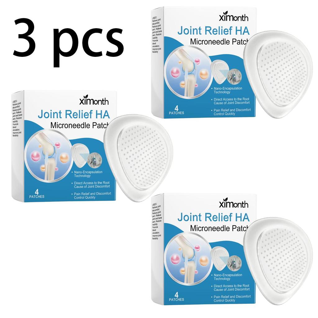 XIMONTH Ízületi Fájdalomcsillapító Mikrotűs Tapasz, gyengéden enyhíti az ízületi és izomzat diszkomfortját és fájdalmát, helyi test- és ízületi ápoló tapasz 4 db