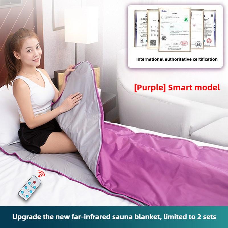 Far Infrared Seabuckthorn Detoxification Sauna Blanket Home Beauty Salon Sweat Steaming Instrument Boost Metabolism Sauna Device