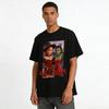 Halloween Witch & Demon Print Long Sleeve Top Festive Spooky Style Casual Versatile Crewneck Pullover Pure Cotton T-shirt