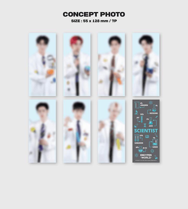 ENHYPEN WORLD COUPON CARD COLLECTION [SCIENTIST Special Ver.]