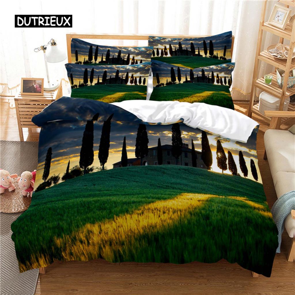 Beautiful  Scenery Bedding Set Duvet Cover Set 3d Bedding Digital Printing Bed Linen Queen Size Bedding Sets Fashion Design