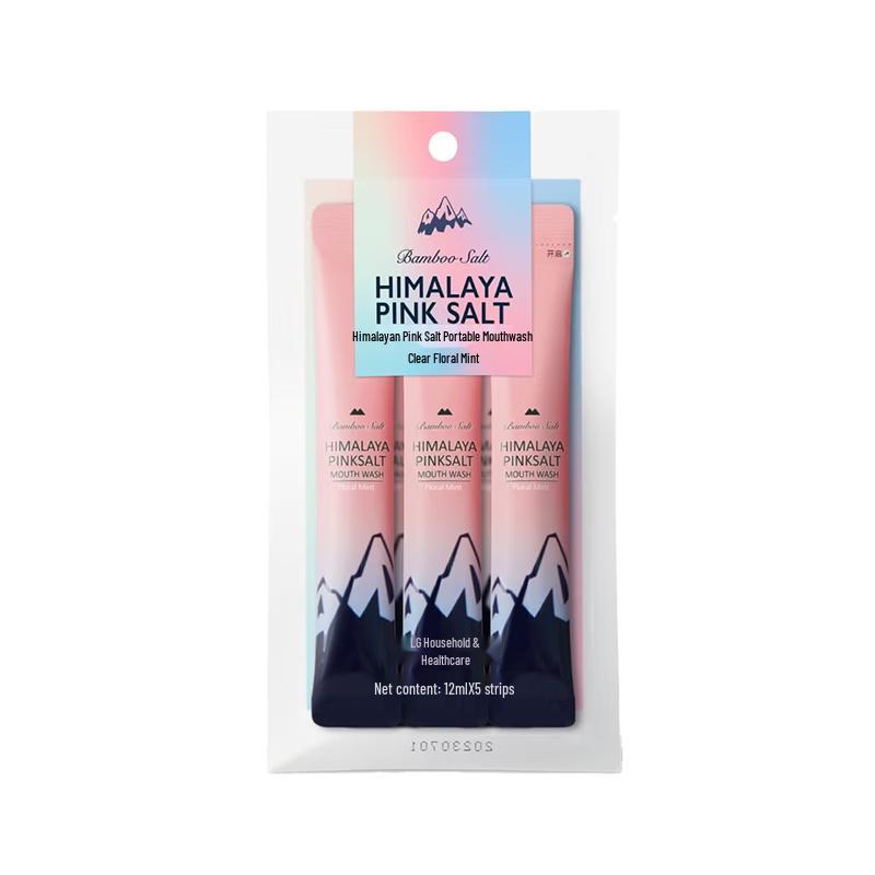 

Bamboo Salt Himalayan Pink Salt Portable Mouthwash Strips