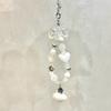 Unique Butterfly Beaded Mobile Phone Pendant Lanyard Embellishment Keychain Keyring Bag Accessory for Fashion Enthusiast