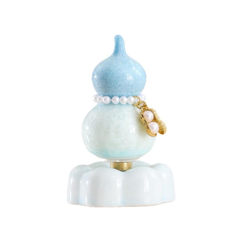 Изысканная керамическая статуэтка-тыква Разноцветная керамическая фигурка Вращающаяся счастливая тыква Праздничные подарки Style 2