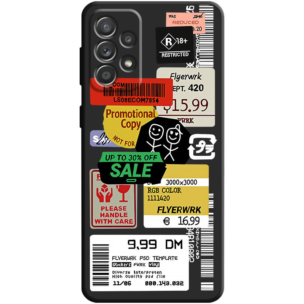 Case for Samsung Galaxy A71 A32 A53 A32 A51 A13 A21s A12 A50 A52 4G 5G A02s Celular Street Punk Design Black Original Fashion