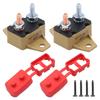 Auto Reset Breakers Overcurrent Protector 5A 12/24V Applications Plastic Winged Mounting Base With #10-32 Bolt Mounting