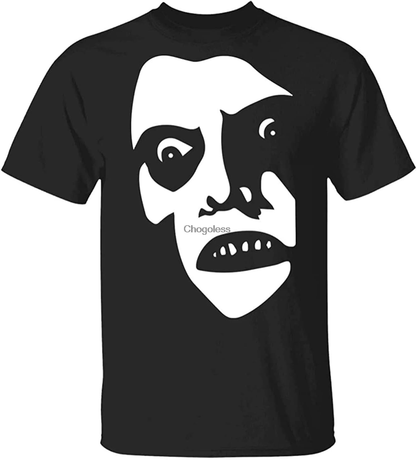 TinhCD Store Cool Pazuzu Face T Shirt Funny The Exorcist Horror Film Halloween Retro 70 s 4XL чёрный