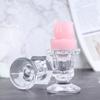 1Pcs Glass Fine Candle Accsssories Crystal Candle Holder Candlestick Candle Stand Candle Base