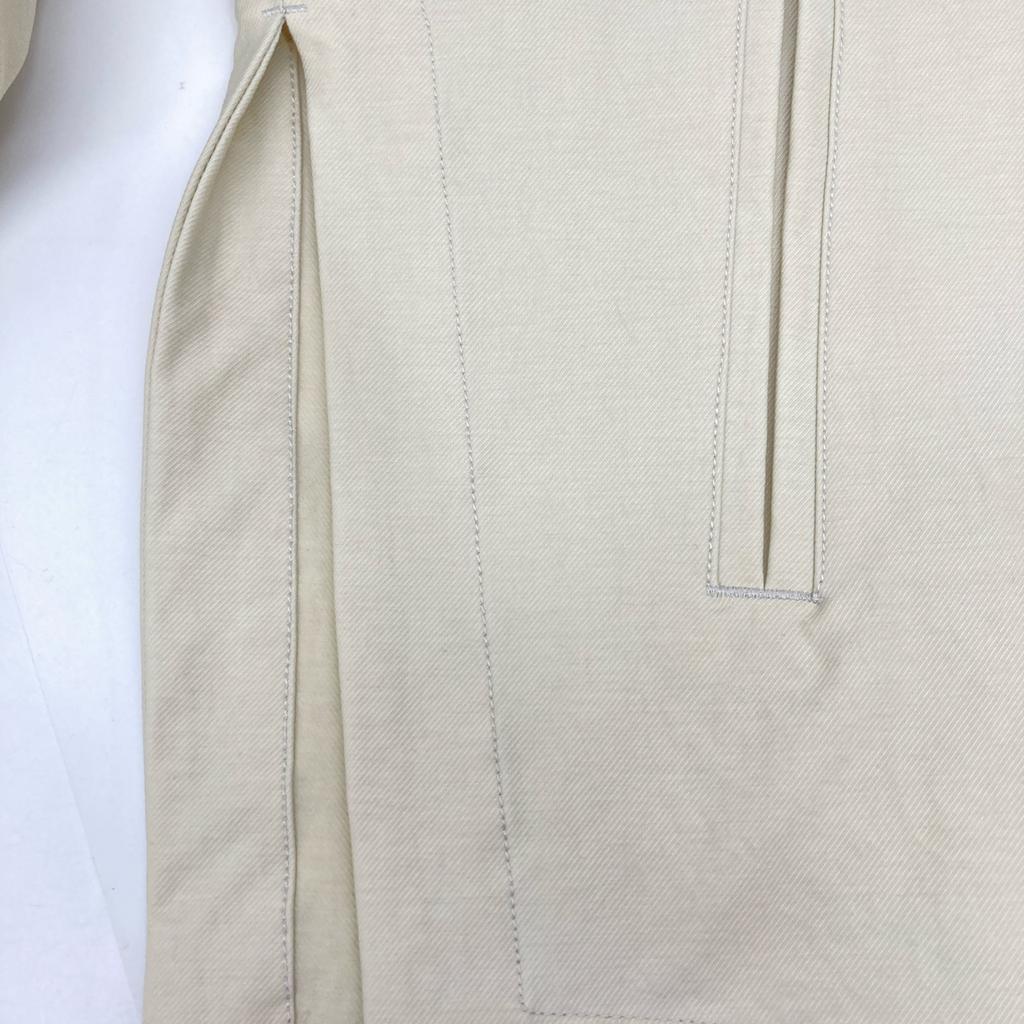 GYMPHLEX GY-B0251 Beige Nylon Taffeta Shirt Jacket Jacket 36 beigeUsed