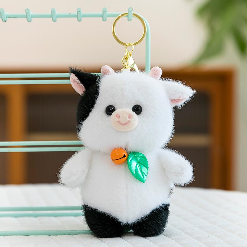 Cute sloth pendant forest animal cartoon plush toy car key chain school bag pendant