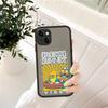 Cartoon Anime Yellow M-Minions Matte Translucent Phone Case For Iphone 16 ProMax 15 14 13 12 11 X XS PRO Plus