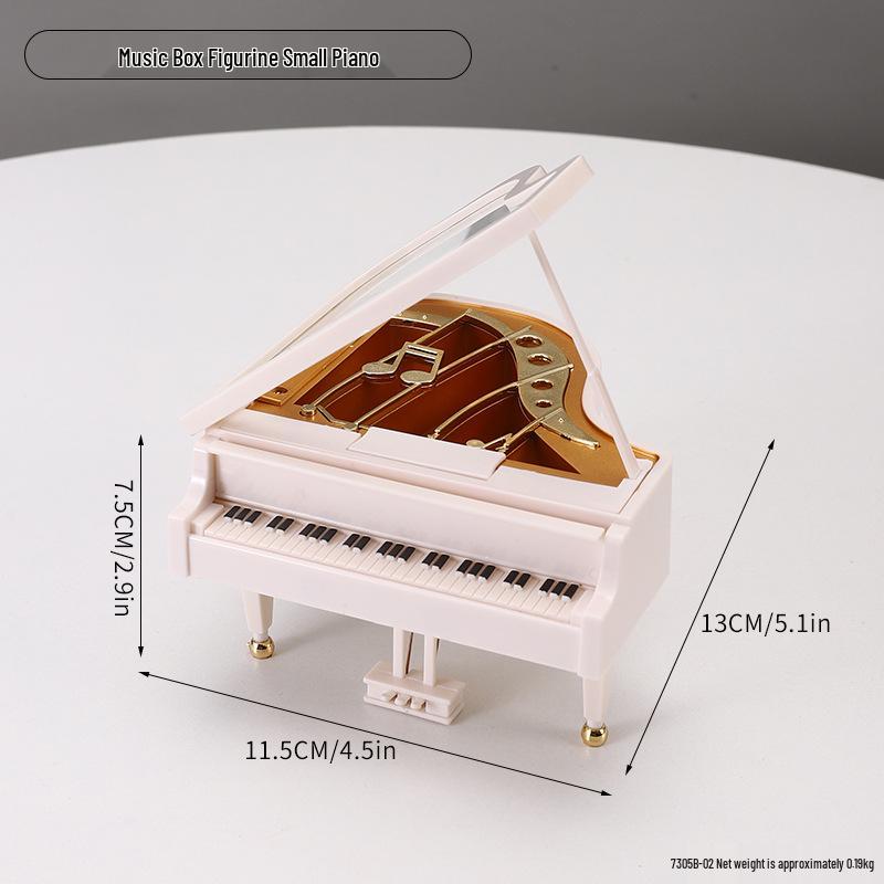 Creative Retro Wind-up Music Box for Home & Shop Decor, Photography Props