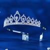 Alloy Rhinestone Birthday Crown Comb Bridal Wedding Party Hair Accessories Children's Performance Rhinestone Headband Crown