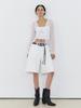 ETMON Bermuda Denim Pants White