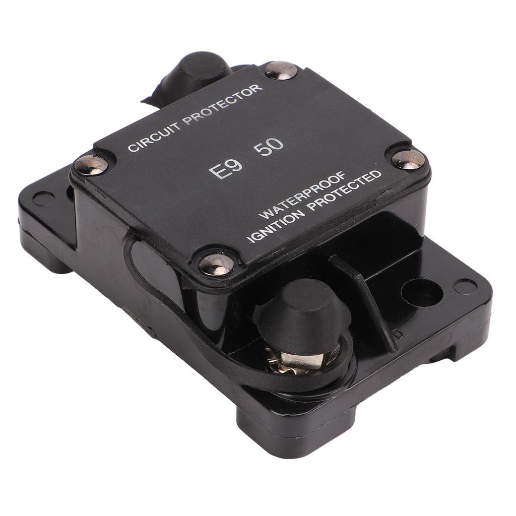 32V 50A Schutzschalter Automatische Rücksetzfunktion 1/4in Bolzen IP67 Wasserdicht Staubdicht für LKW Bus