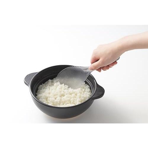 Shimomura Kogyo, Made in Japan, Professional Grade, Non-Stick Clear Rice Paddle, Dishwasher Safe, PG-657