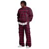 Men's Layer Sweatshirt and Cargo Pants Set with Elastic Waistband