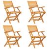 Vidaxl 5-Piece Garden Furniture Set, Solid Teak Wood