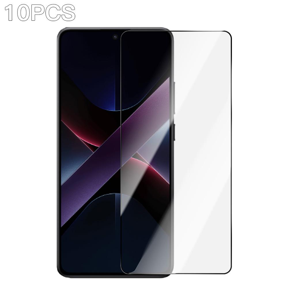 

RURIHAI 10Pcs For Xiaomi Poco X7 Pro 5G High Aluminium-Silicon Glass Film 0.26mm 2.5D Screen Protector Type A