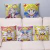 Lovely S-Sailor M-Moon Pillow Gift Home Office Decoration Bedroom Sofa Car Cushion Cover Case 45X45
